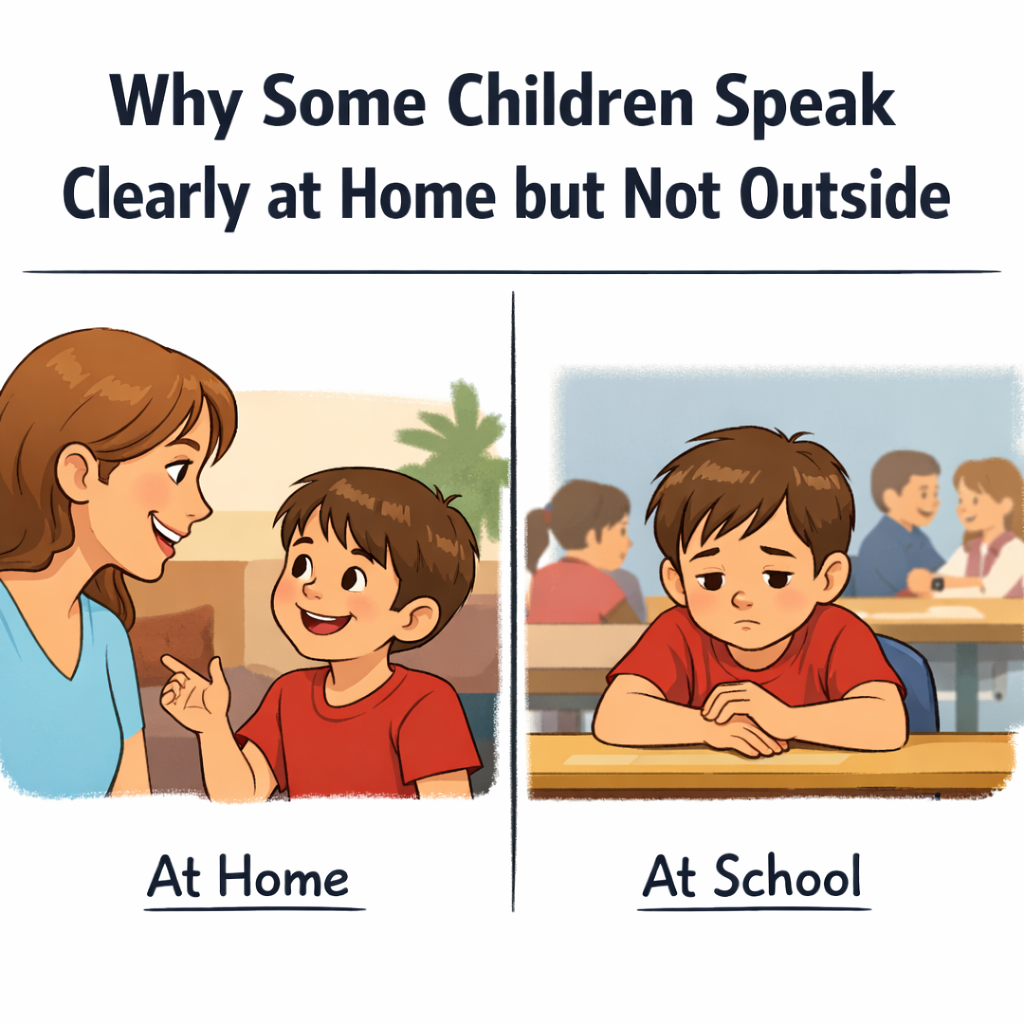 Child Speaks at Home but Not Outside
